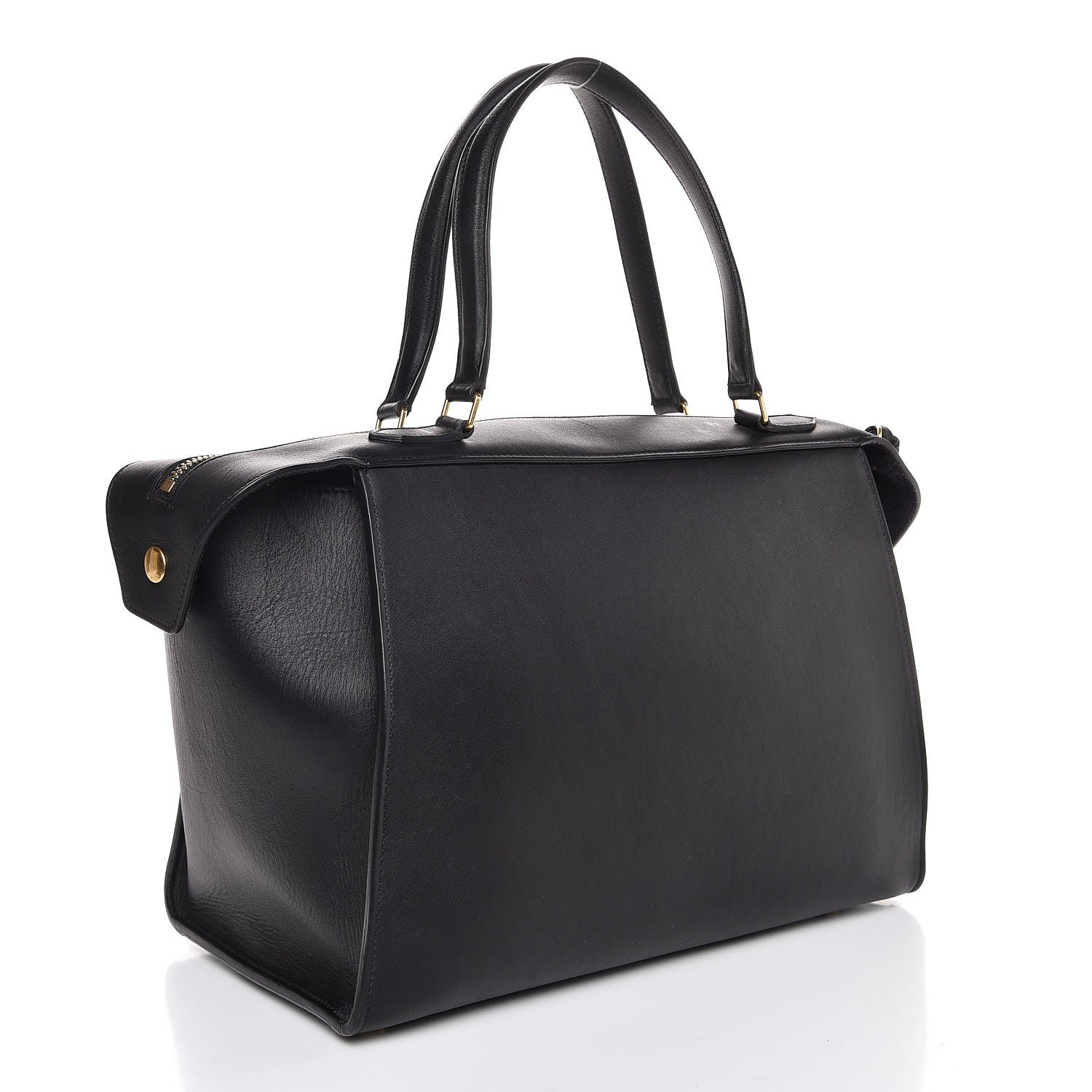 Celine Smooth Calfskin Small Ring Bag Black 3 of 6