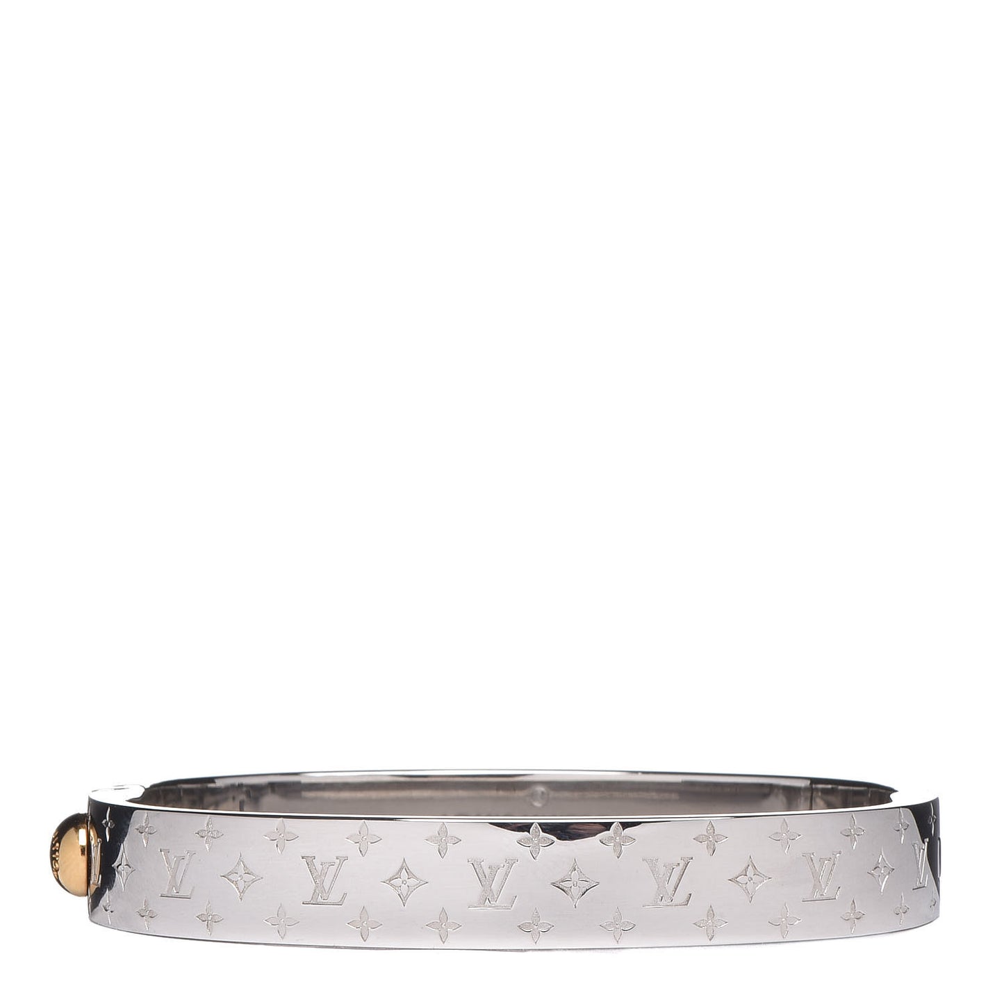 Palladium Monogram Nanogram Cuff M