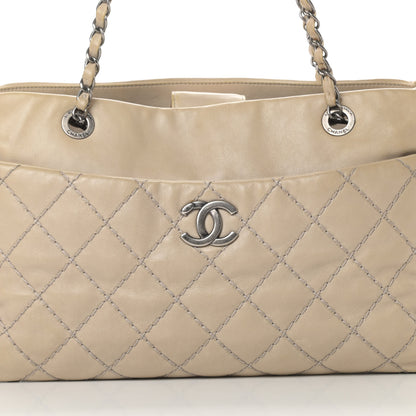 Chanel Calfskin Medium Stitch It Tote Beige 8 of 15