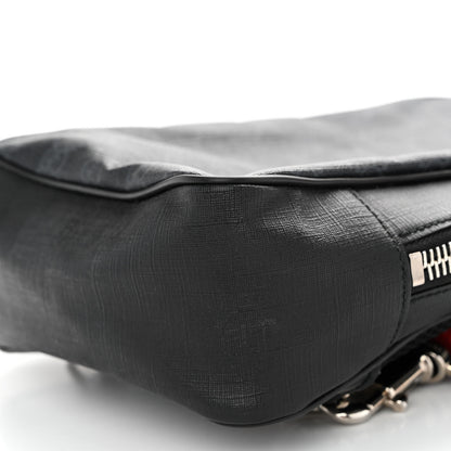 Gucci GG Supreme Monogram Web Belt Bag Black Grey 10 of 10