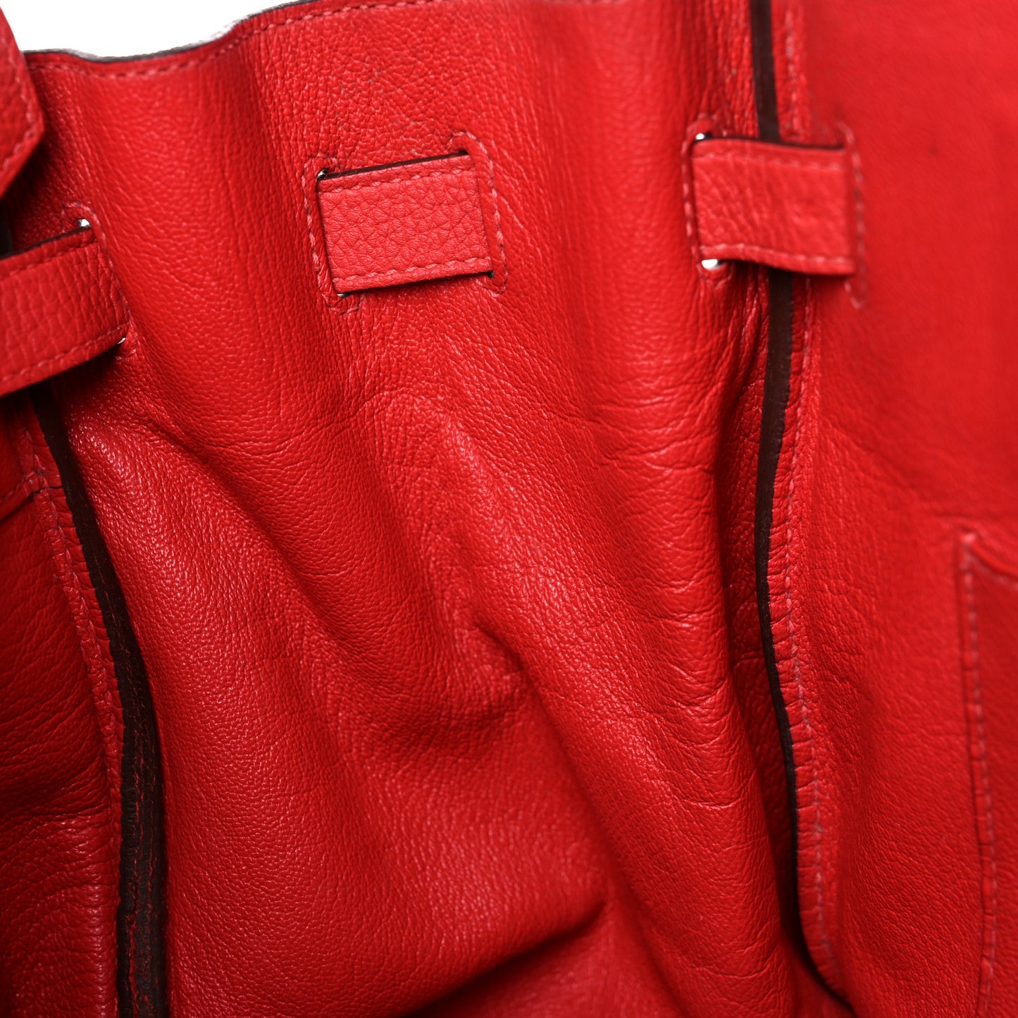 Togo Birkin 35 Rouge Pivoine