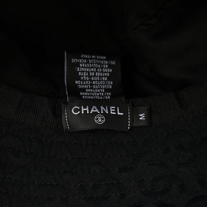 Chanel Mixed Fibers CC Bucket Hat M Black White 8 of 8