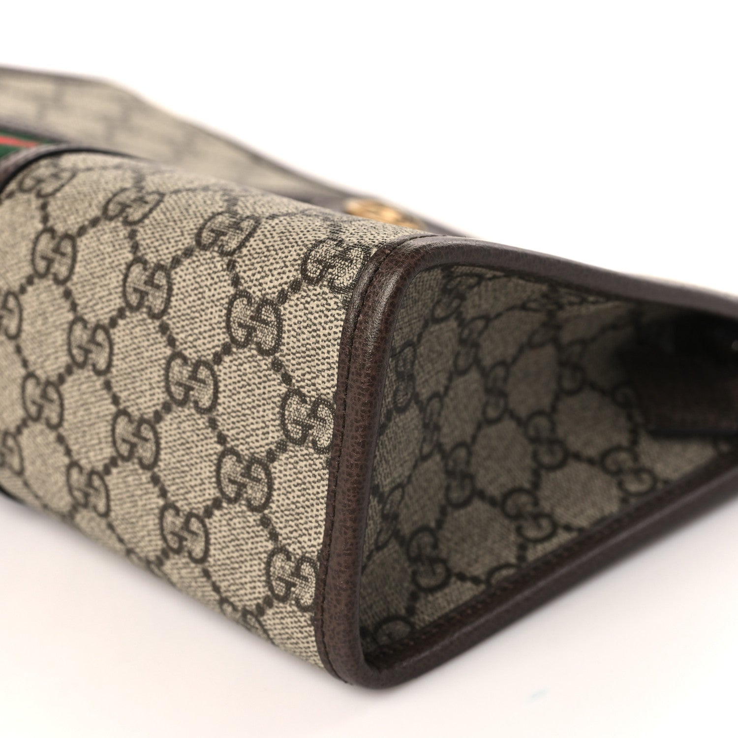 Gucci GG Supreme Monogram Web Ophidia GG Toiletry Case Beige New Acero 9 of 10