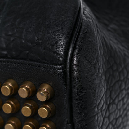 Alexander Wang Pebbled Lambskin Rocco Black Antique Brass Hardware 9 of 16