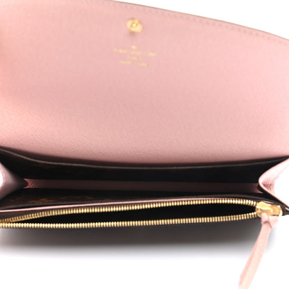 Louis Vuitton Monogram Emilie Wallet Rose Ballerine 5 of 8