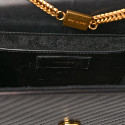 Saint Laurent Calfskin Matelasse Small Betty Black 6 of 9