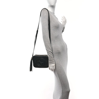 Gucci Pebbled Calfskin Small Soho Disco Bag Black 2 of 13