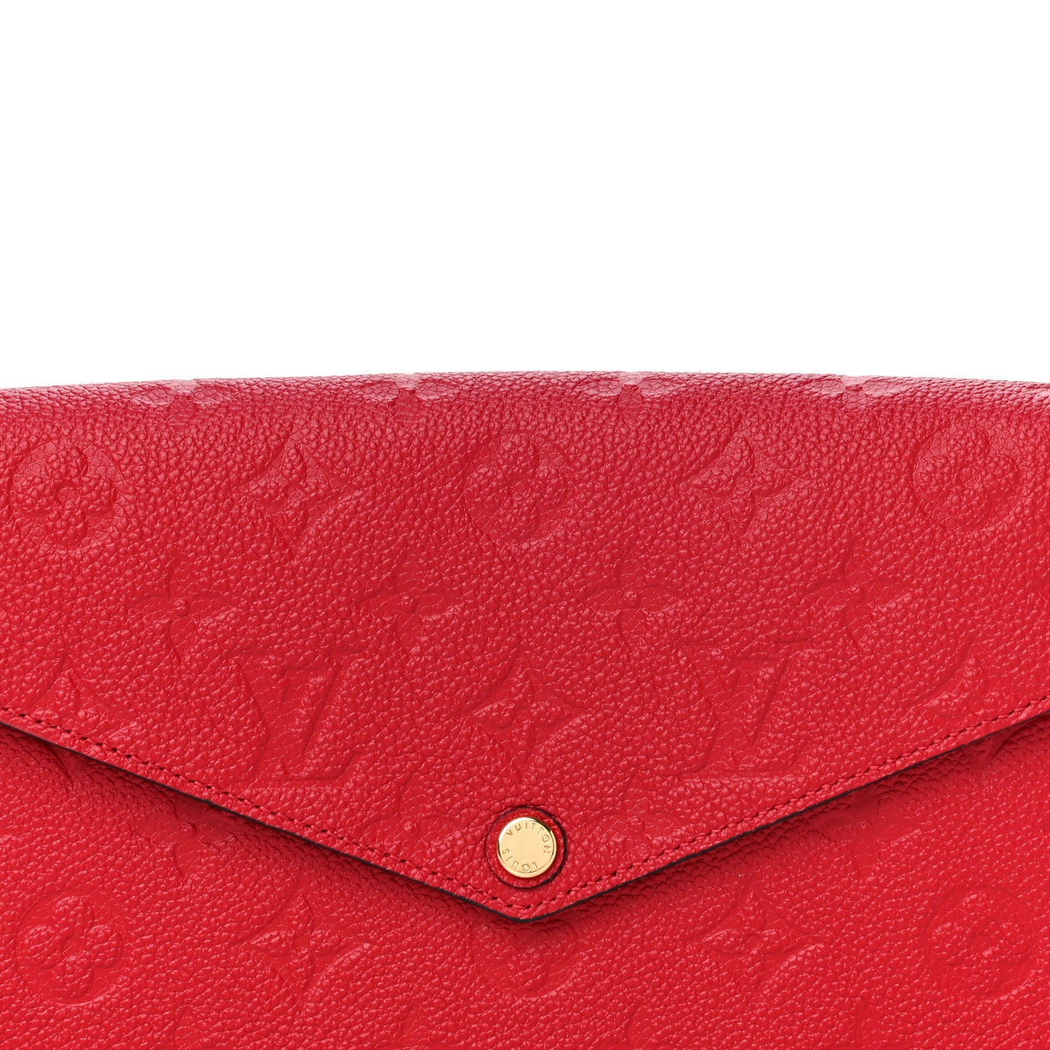 Louis Vuitton Empreinte Pochette Felicie Chain Wallet Scarlet 6 of 10