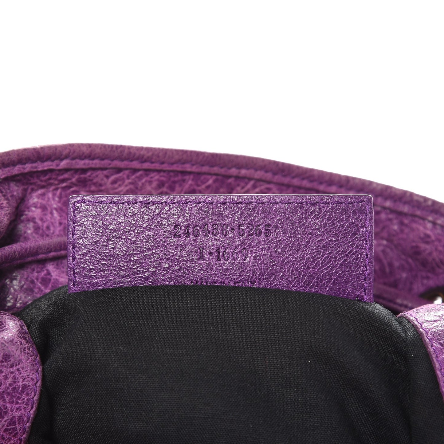 Agneau Classic Hardware Mini Pompon Ultraviolet