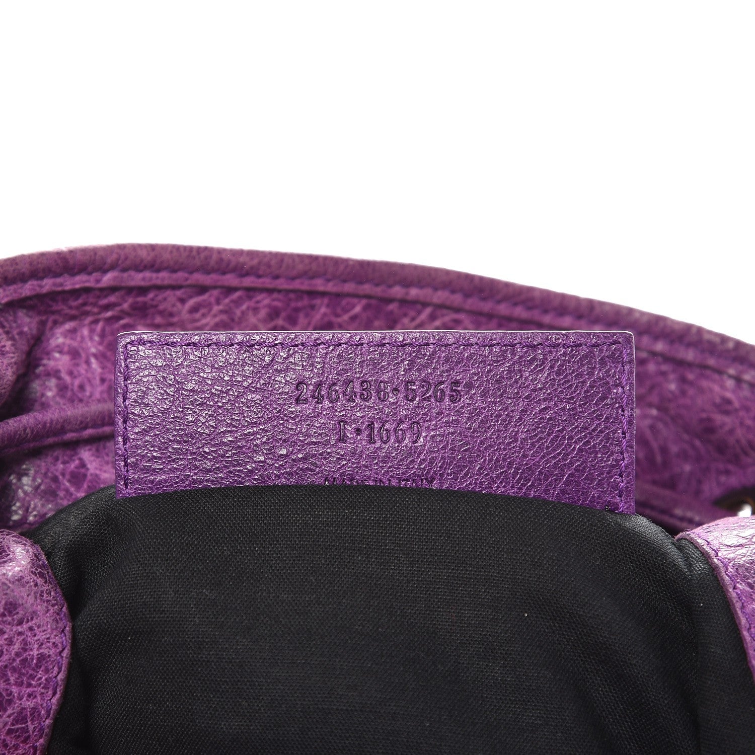 Balenciaga Agneau Classic Hardware Mini Pompon Ultraviolet 7 of 8