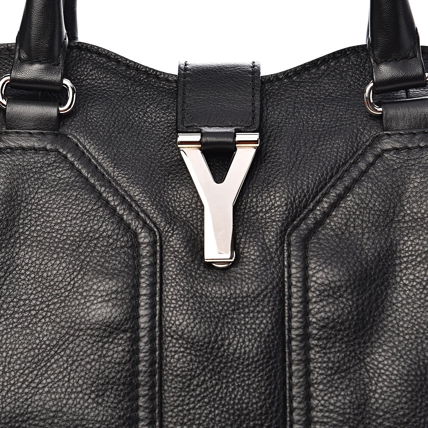 Saint Laurent Sheepskin Large Cabas ChYc Black 16 of 16