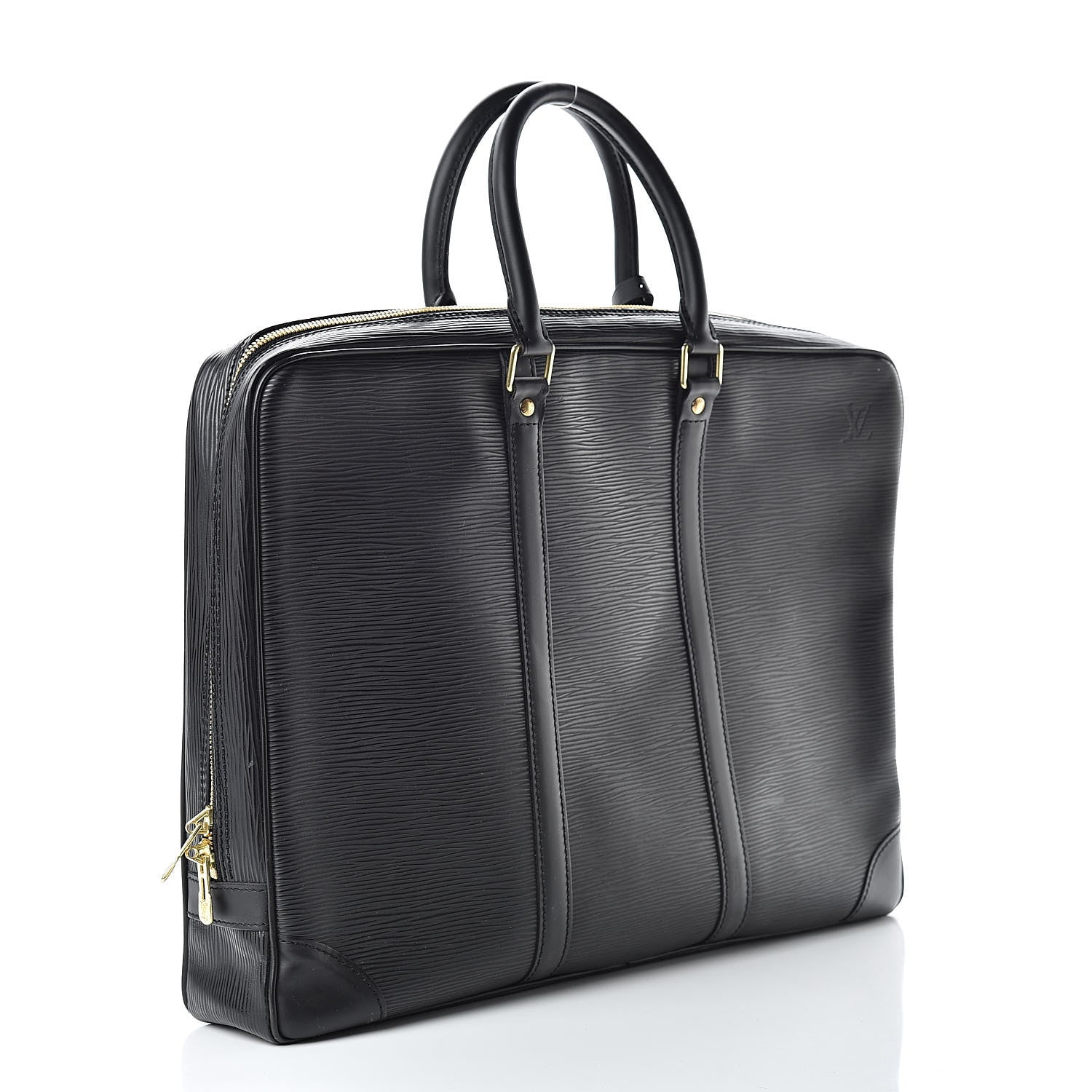Louis Vuitton Epi Porte-Documents Voyage Briefcase Black 3 of 16