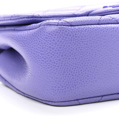 Chanel Caviar Quilted Incognito Mini Square Flap Purple 9 of 12