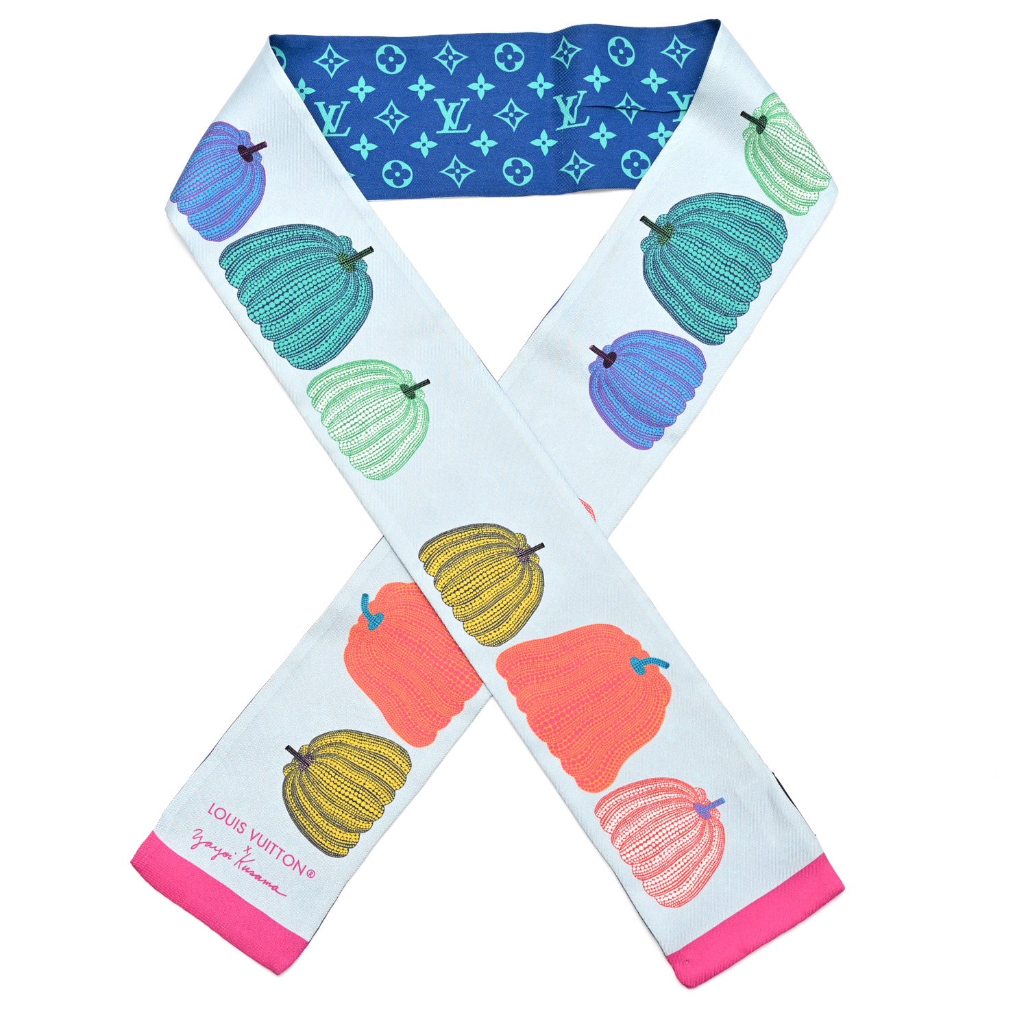 Louis Vuitton LV x YK Pumpkins Bandeau Blue Multicolor 1 of 4