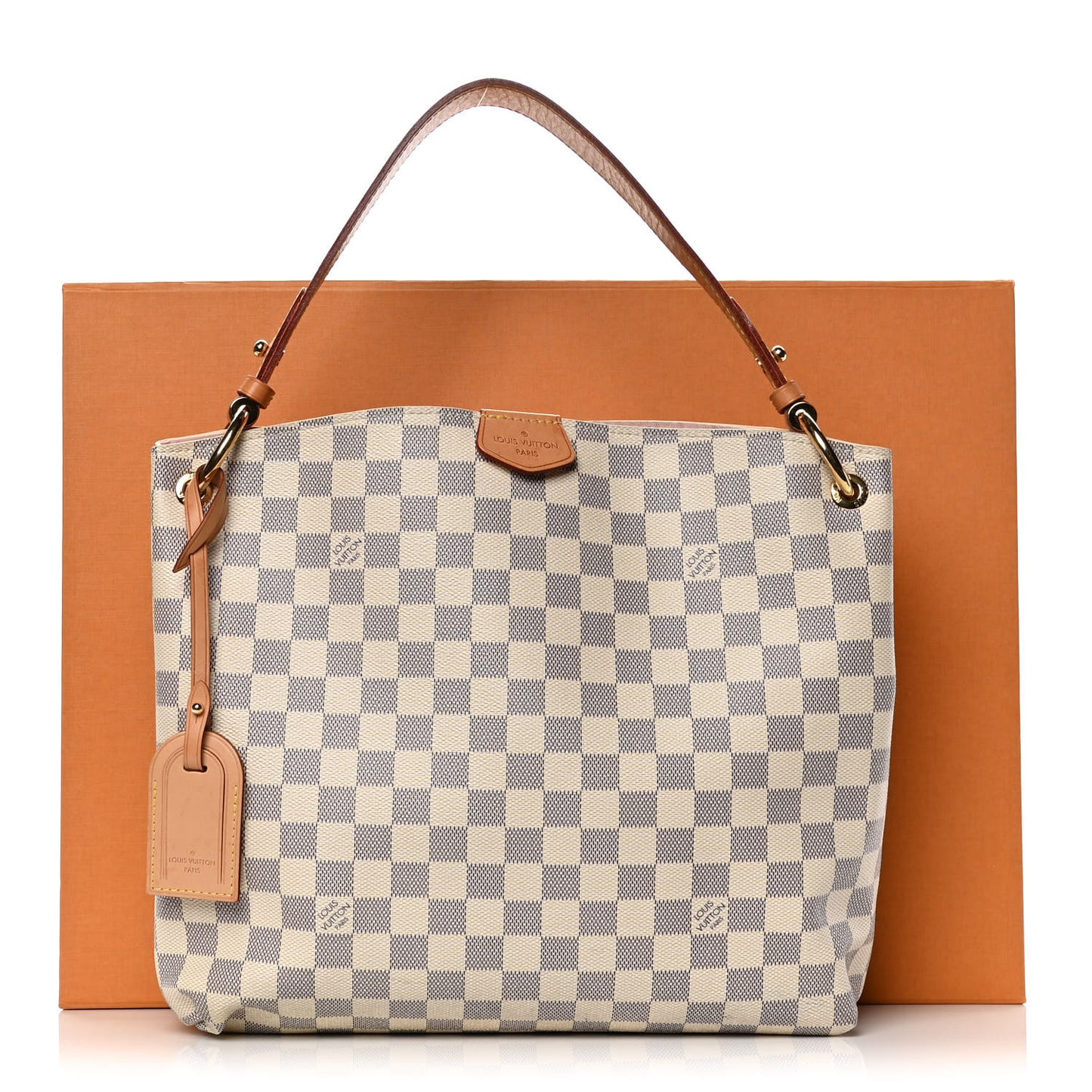 Damier Azur Graceful PM Rose Ballerine