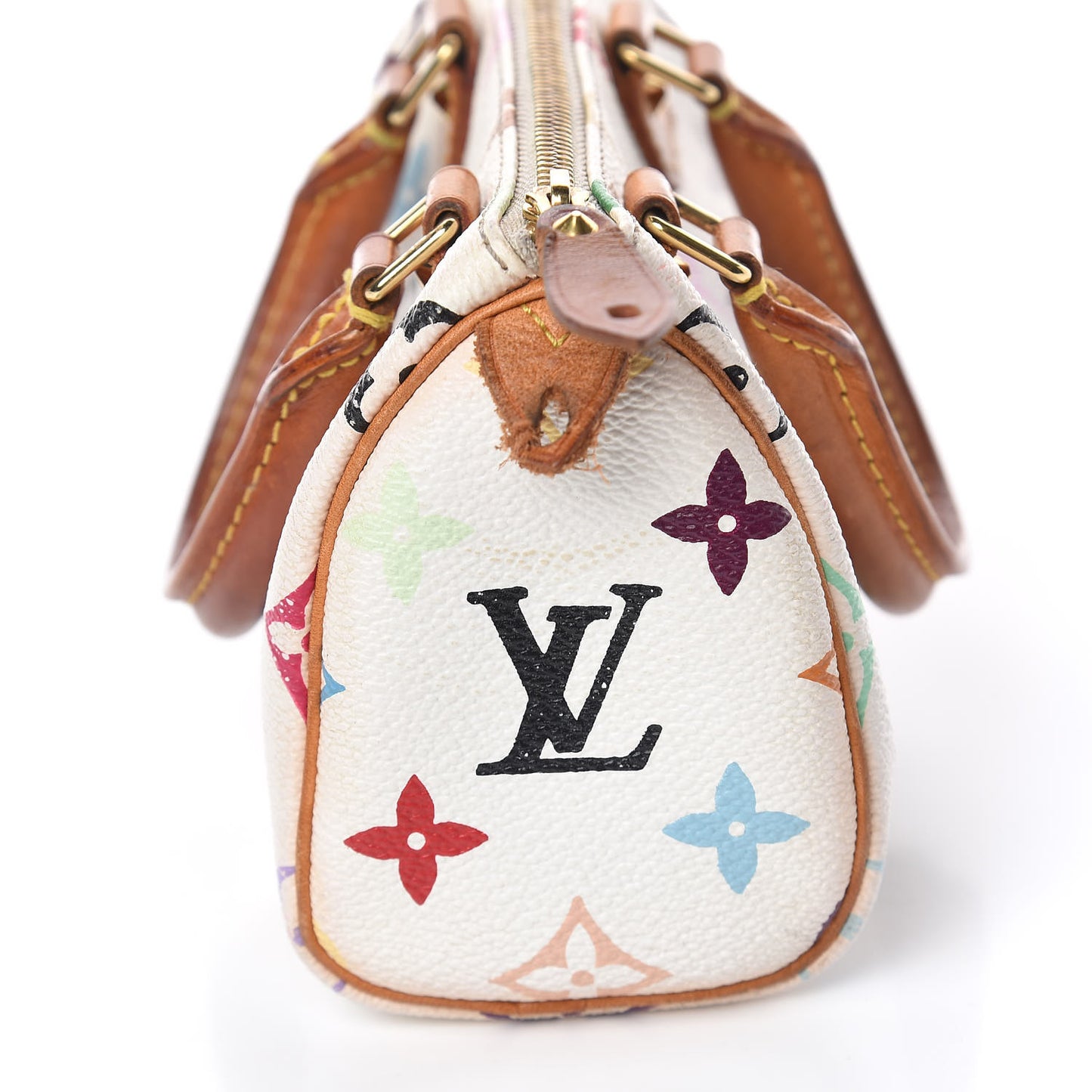 Monogram Multicolor Mini Sac HL Speedy White