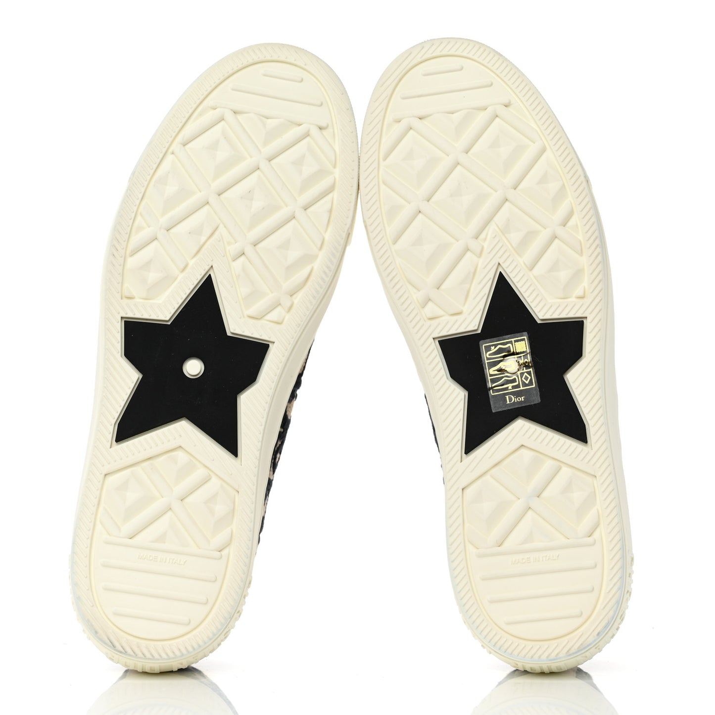 Canvas Oblique Walk'N'Dior Low Top Sneakers 39.5 Deep Blue