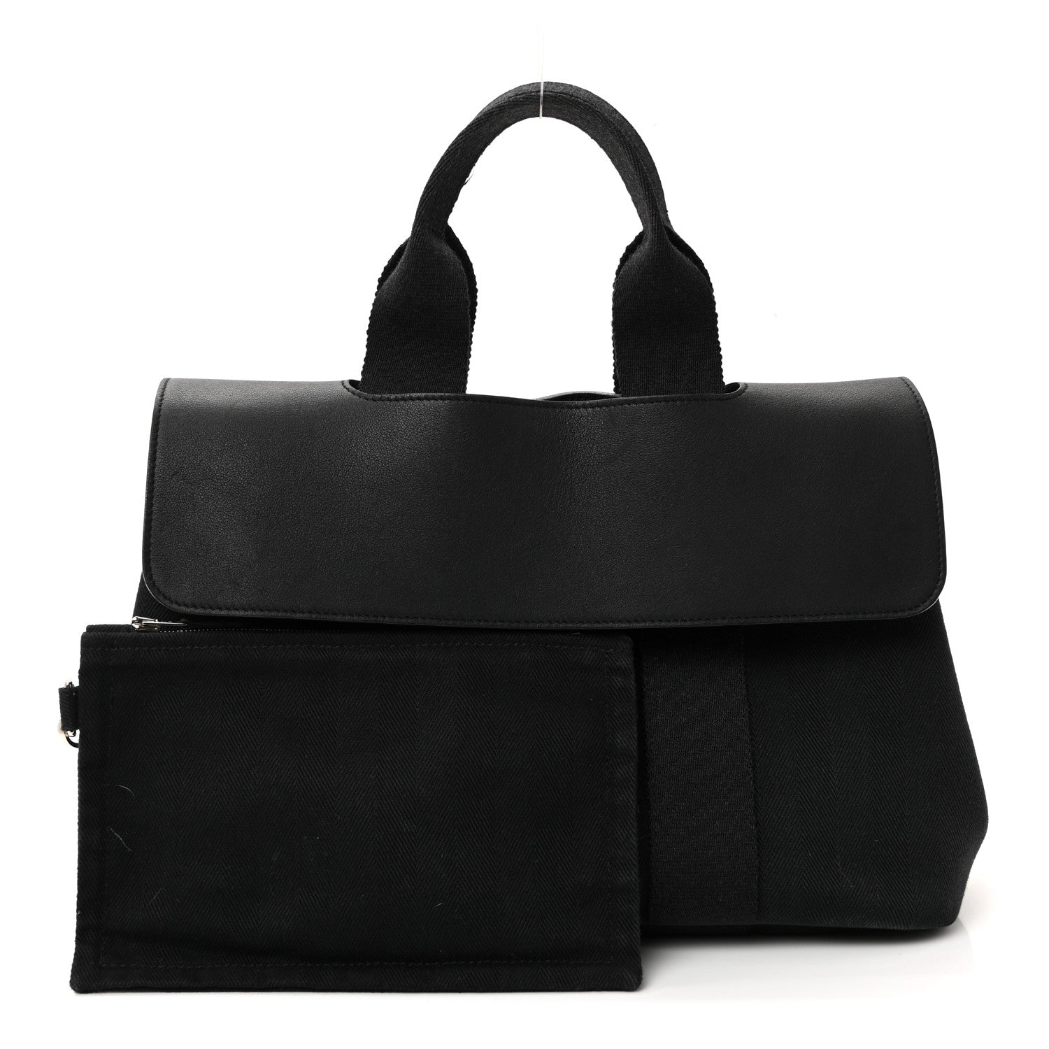 HERMES☆ヴァルーズ　シルク  黒 Hermes Toile Swift Valparaiso Tote PM Black 1820973 – FASHIONPHILE