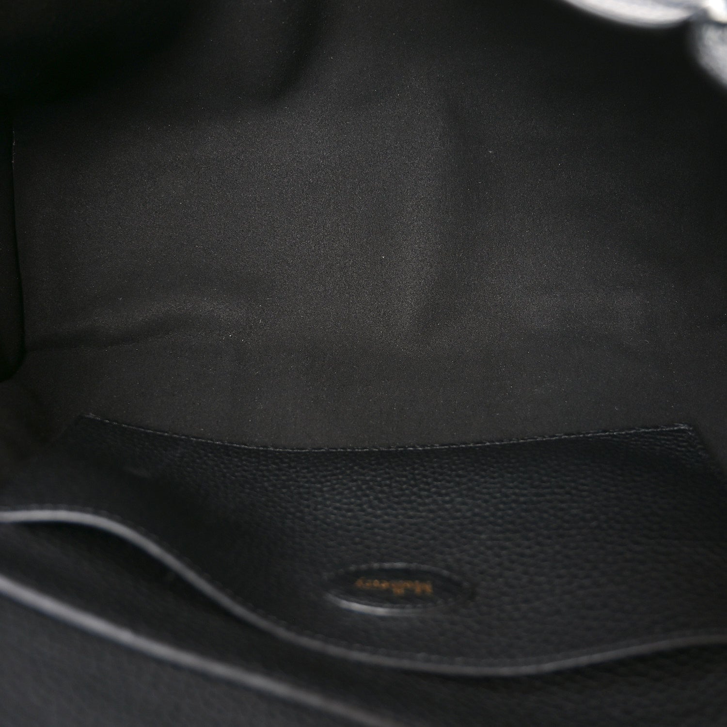 Mulberry Heavy Grain Small Soft Bayswater Satchel Black 4 of 8