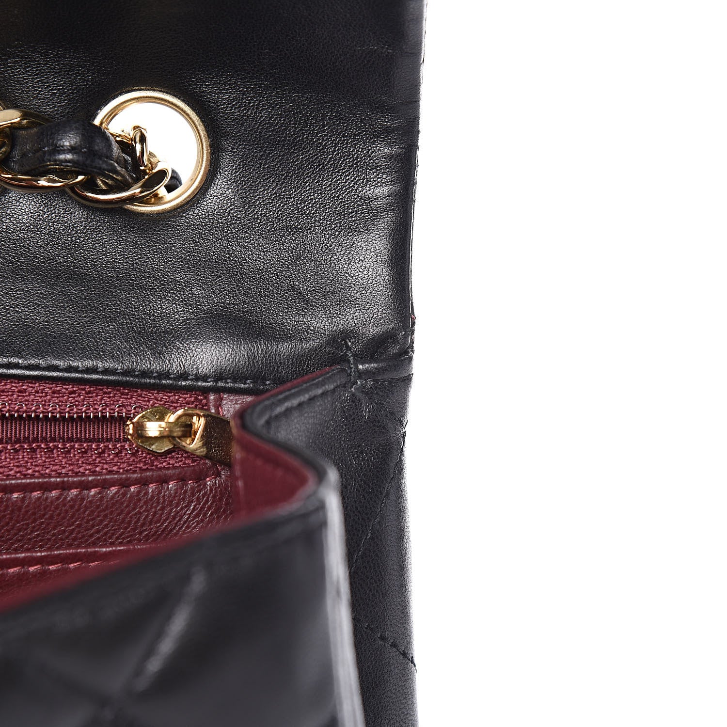 Chanel Lambskin Quilted Jumbo Single Flap Black 10 of 12