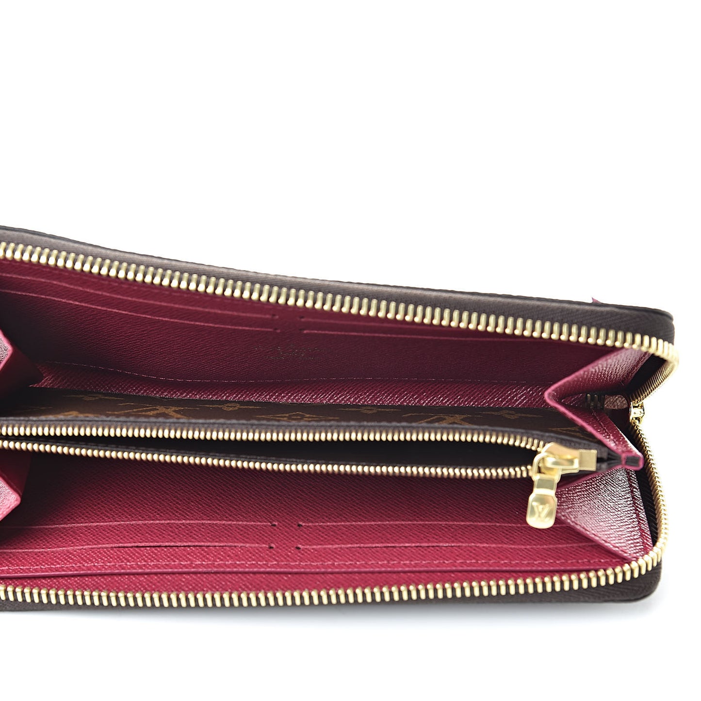 Monogram Clemence Wallet Fuchsia