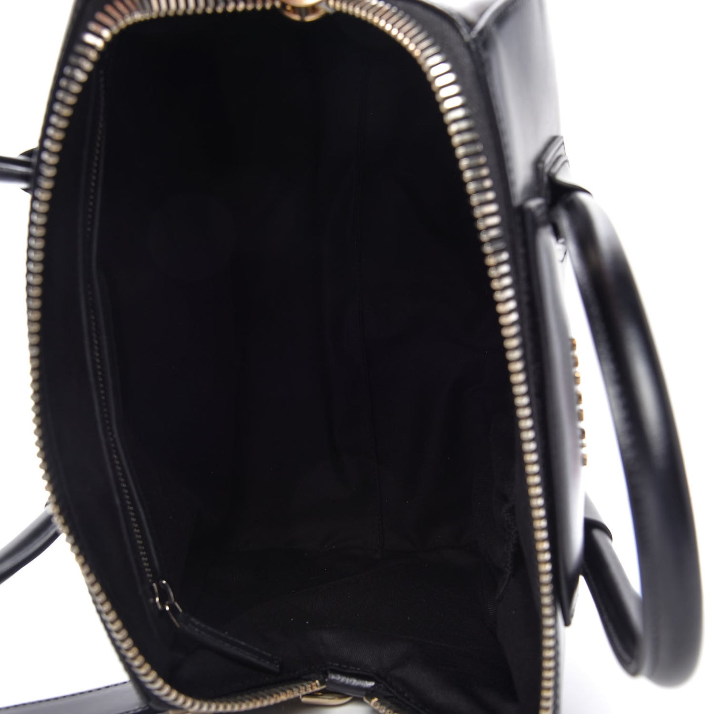 Shiny Lord Calfskin Medium Antigona Black