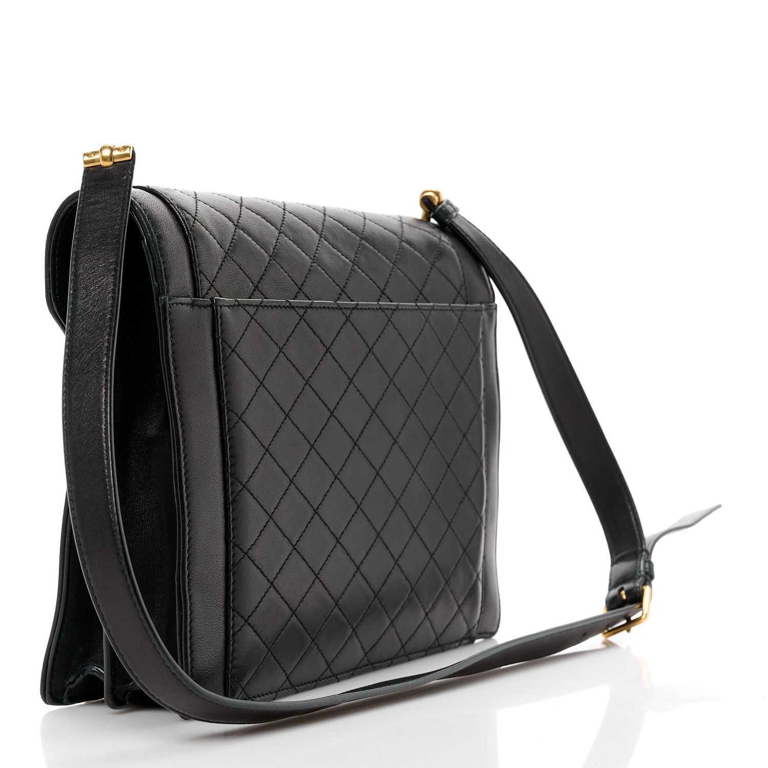 Saint Laurent Lambskin Quilted Mini Gaby Satchel Black 3 of 11
