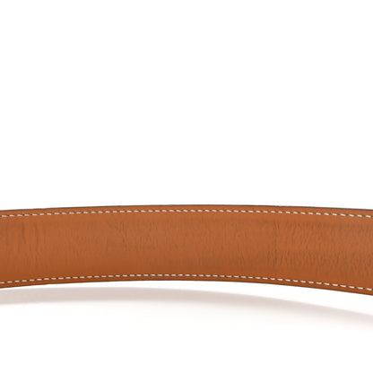 Hermes Box Chamonix 32mm Belt Strap 90 36 Black Gold 9 of 11