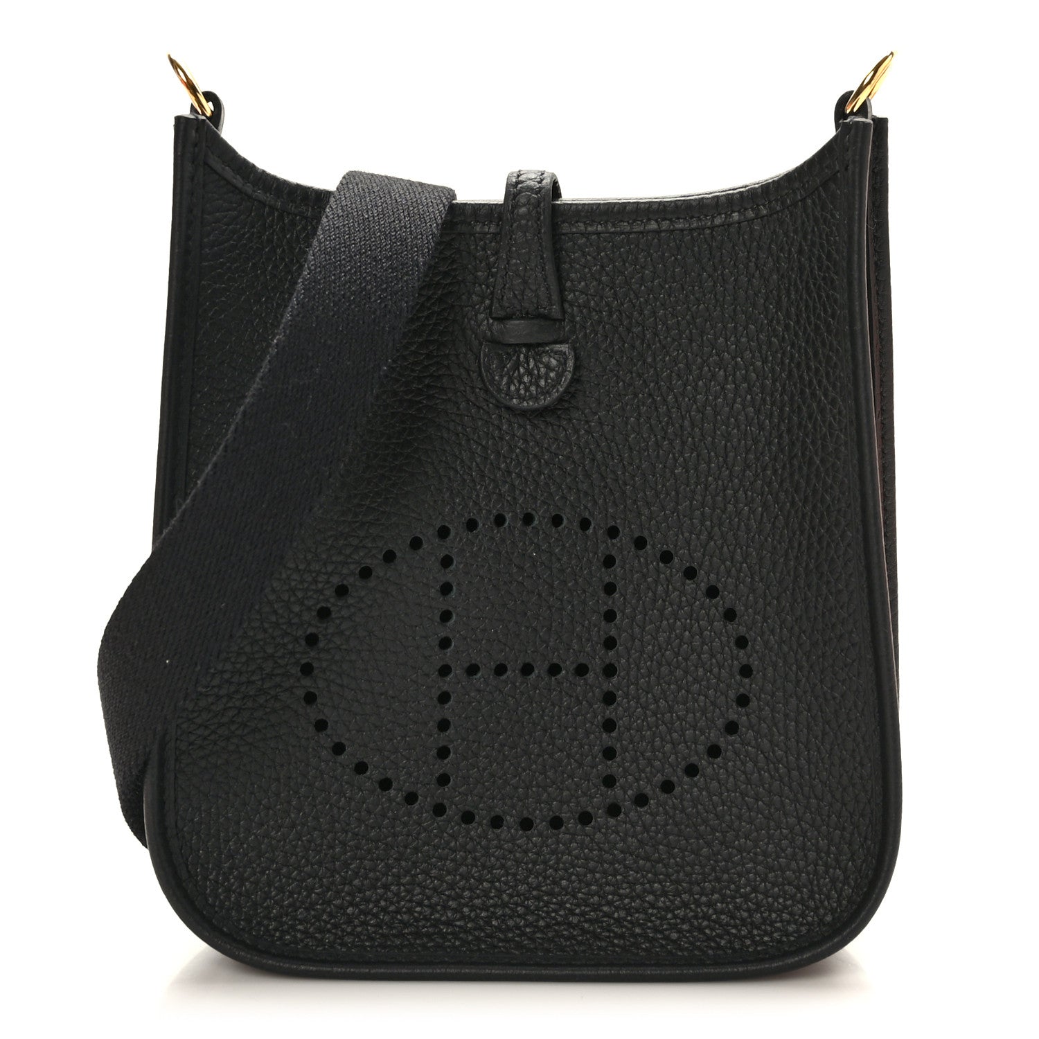 Hermes Taurillon Clemence Evelyne TPM Black 1 of 10