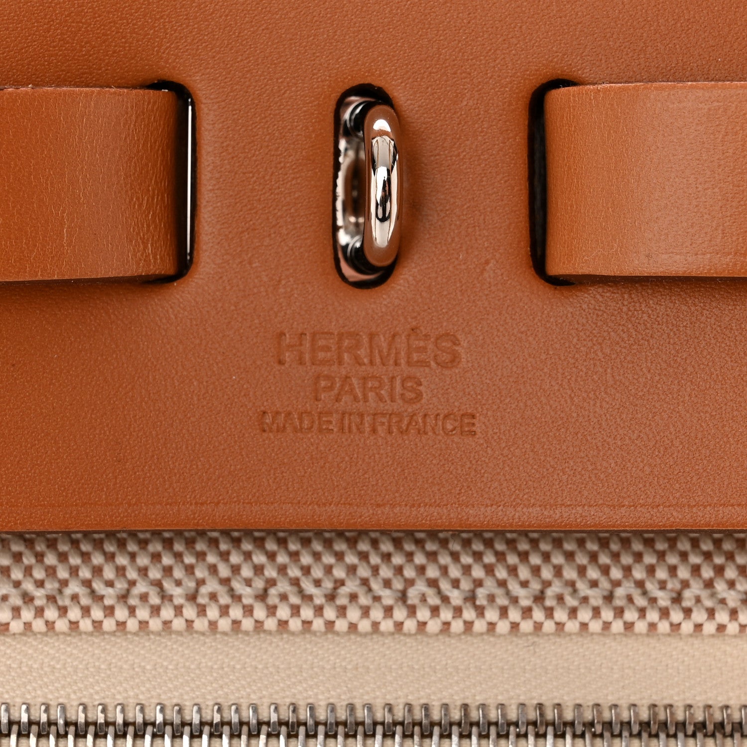Hermes Vache Hunter Criss Viking Herbag a Dos Retourne Backpack Ecru Beige Naturel 7 of 11
