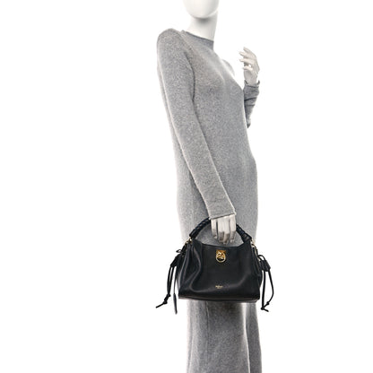 Mulberry Heavy Grain Iris Tote Black 2 of 8