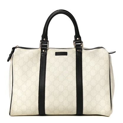 Gucci GG Plus Monogram Medium Joy Boston White Black 1 of 22