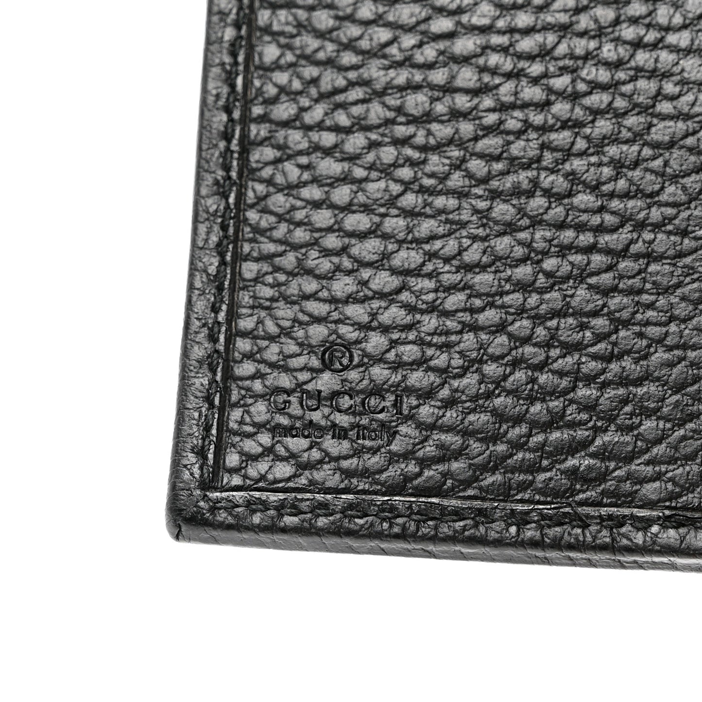 Dollar Calfskin GG Marmont French Wallet Black