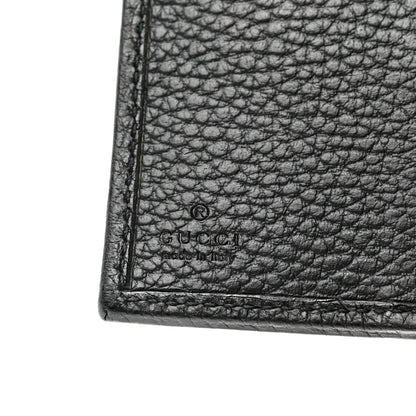Gucci Dollar Calfskin GG Marmont French Wallet Black 6 of 8