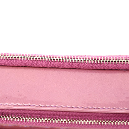 Chanel Patent Quilted Small Pocket Box Camera Case Purple 12 of 13