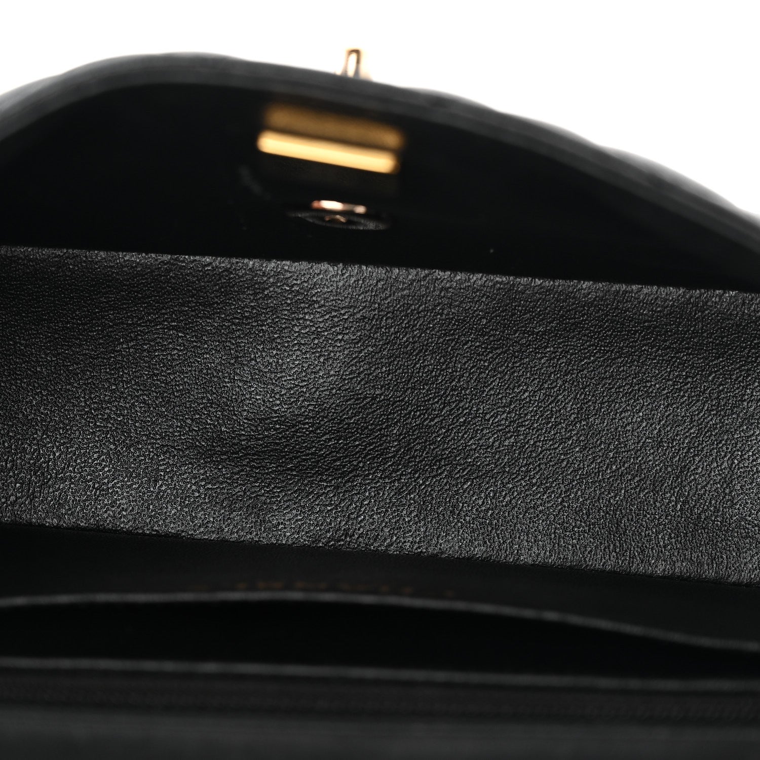 Chanel Lambskin Quilted Mini Rectangular Flap Black 5 of 10