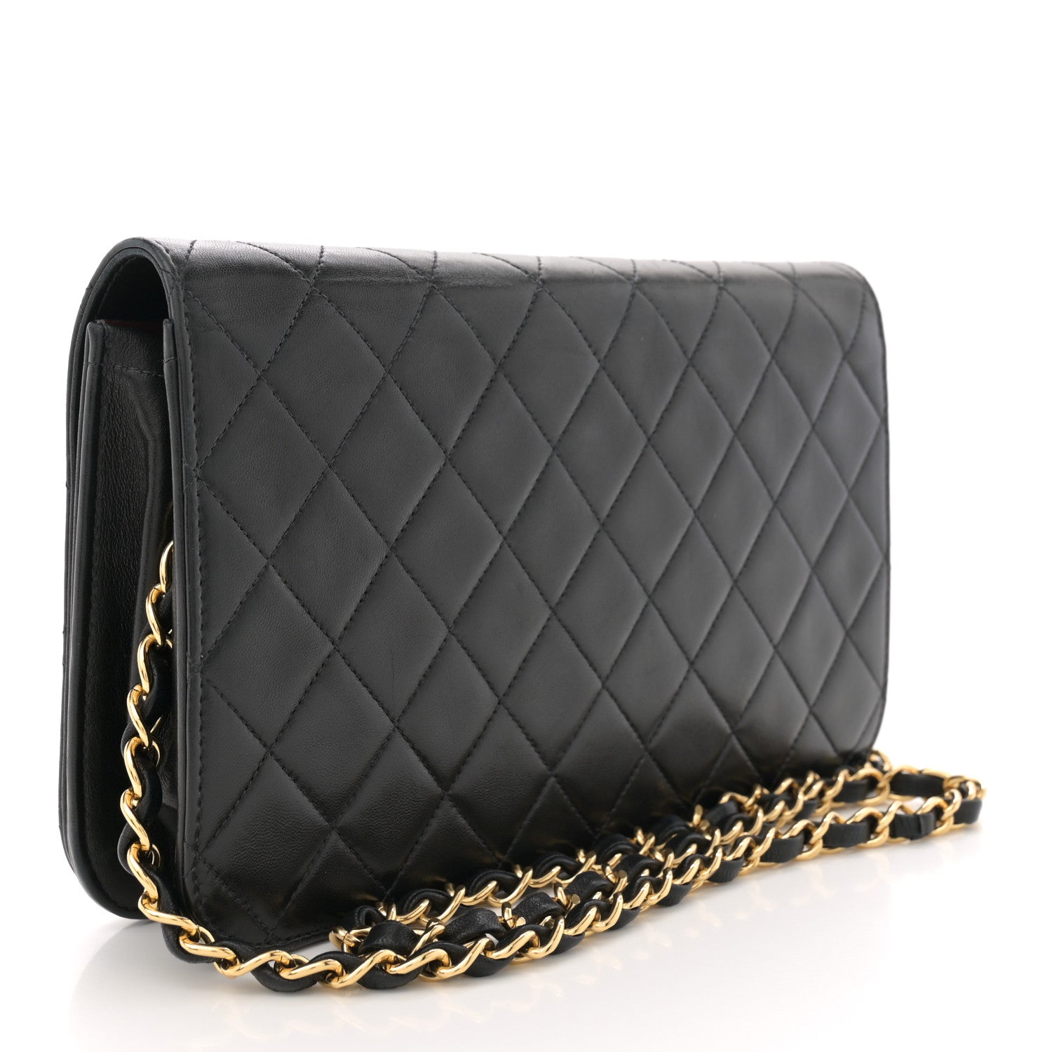 Chanel Lambskin Quilted Small Single Flap Black 3 of 12