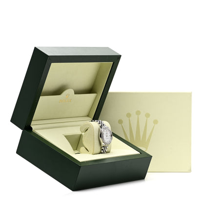 Rolex Stainless Steel 18K White Gold Diamond Mother of Pearl 31mm Oyster Perpetual Datejust Watch 178384 5 of 5