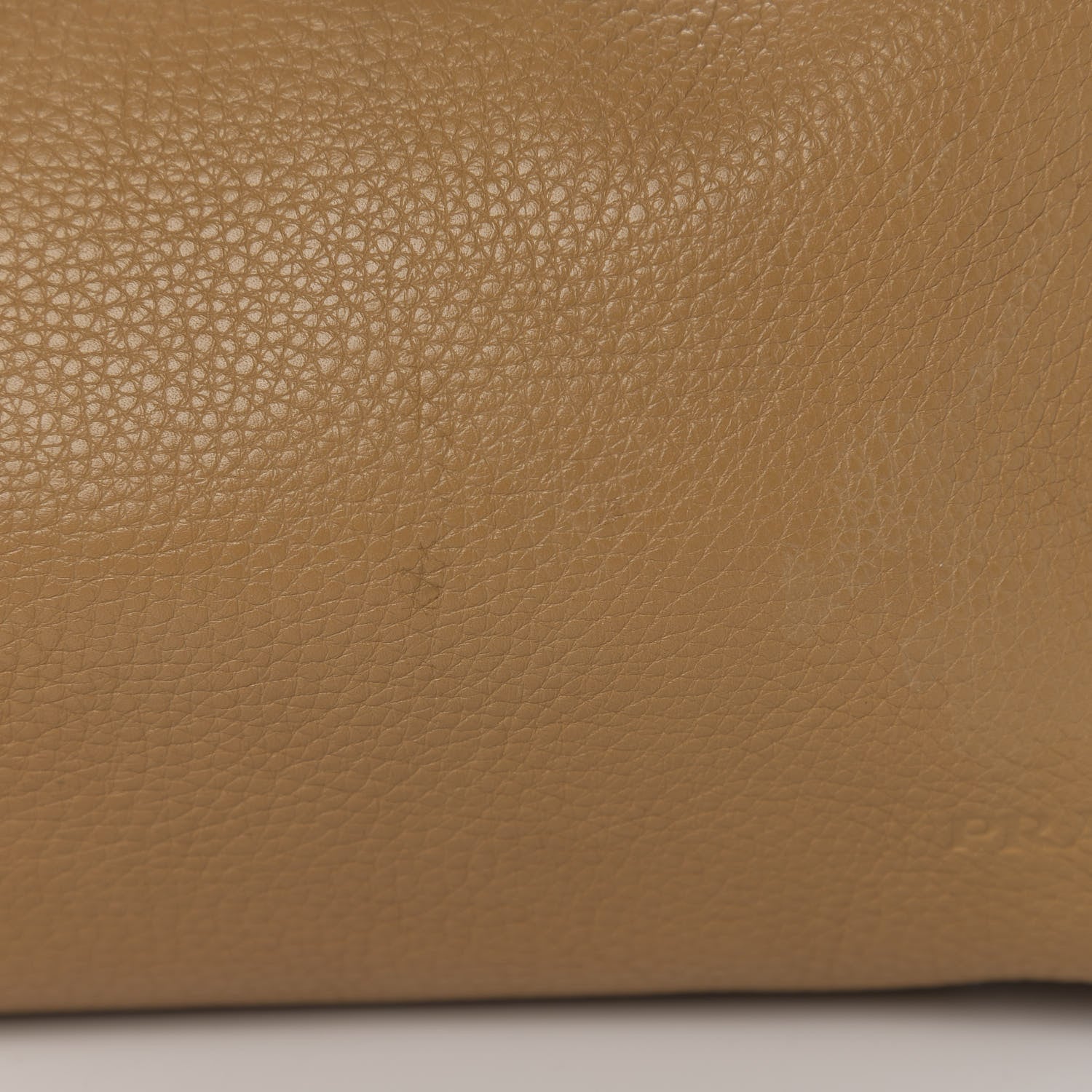Prada Vitello Daino Box Shoulder Bag Miele 10 of 15