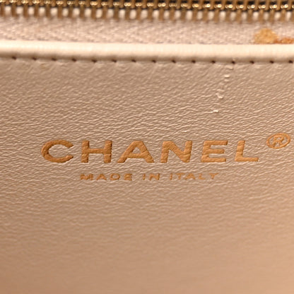 Chanel Lambskin Stitched Large Coco Lux Shopping Tote Black 7 of 12