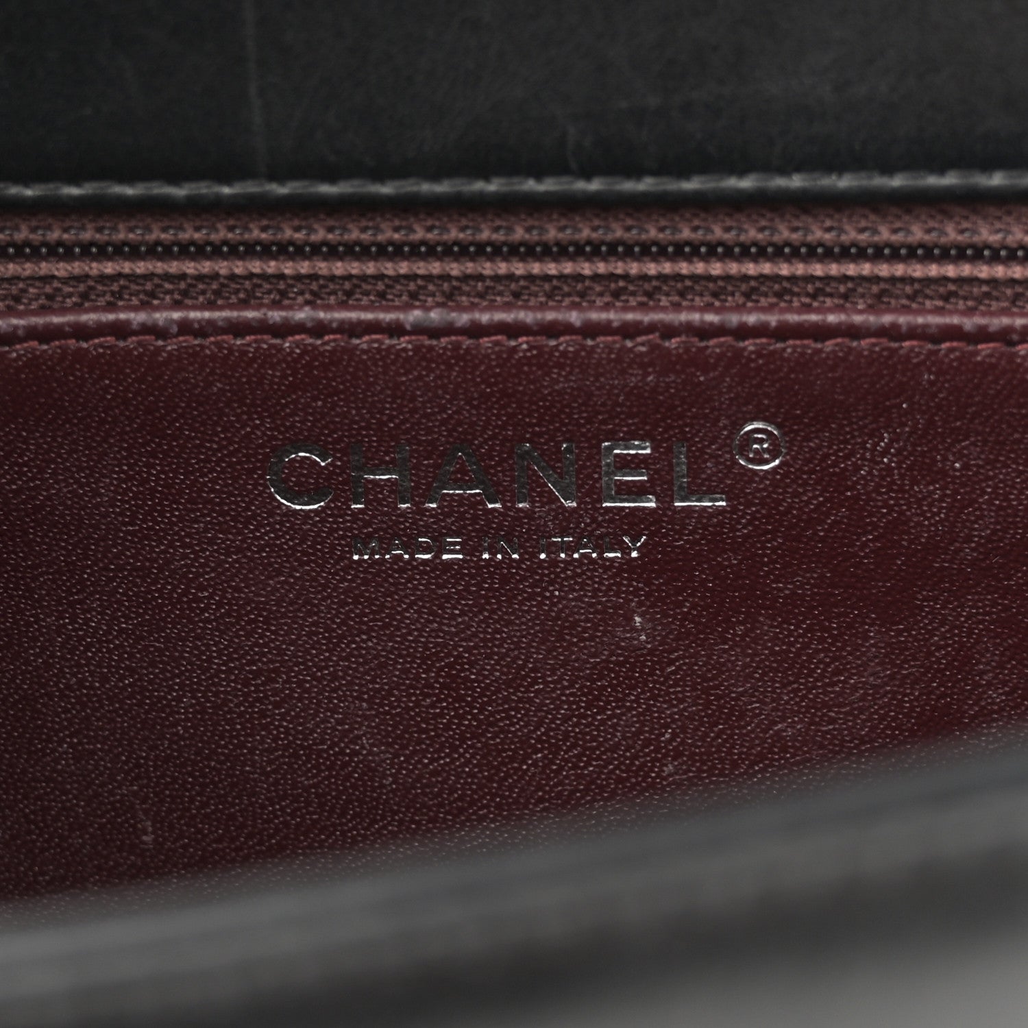 Chanel Calfskin Embossed New Medium Paris Salzburg Boy Flap Black 6 of 11