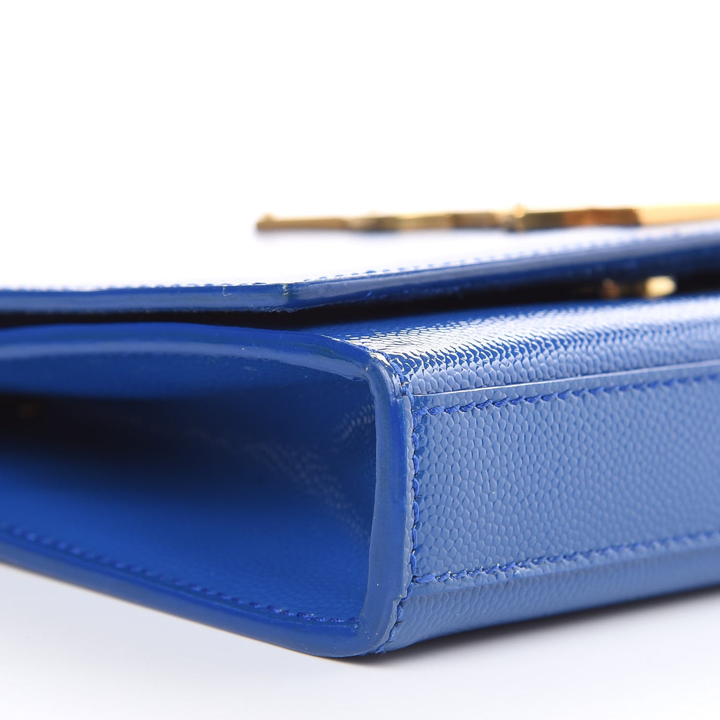 Grain De Poudre Small Classic Monogram Kate Satchel Royal Blue