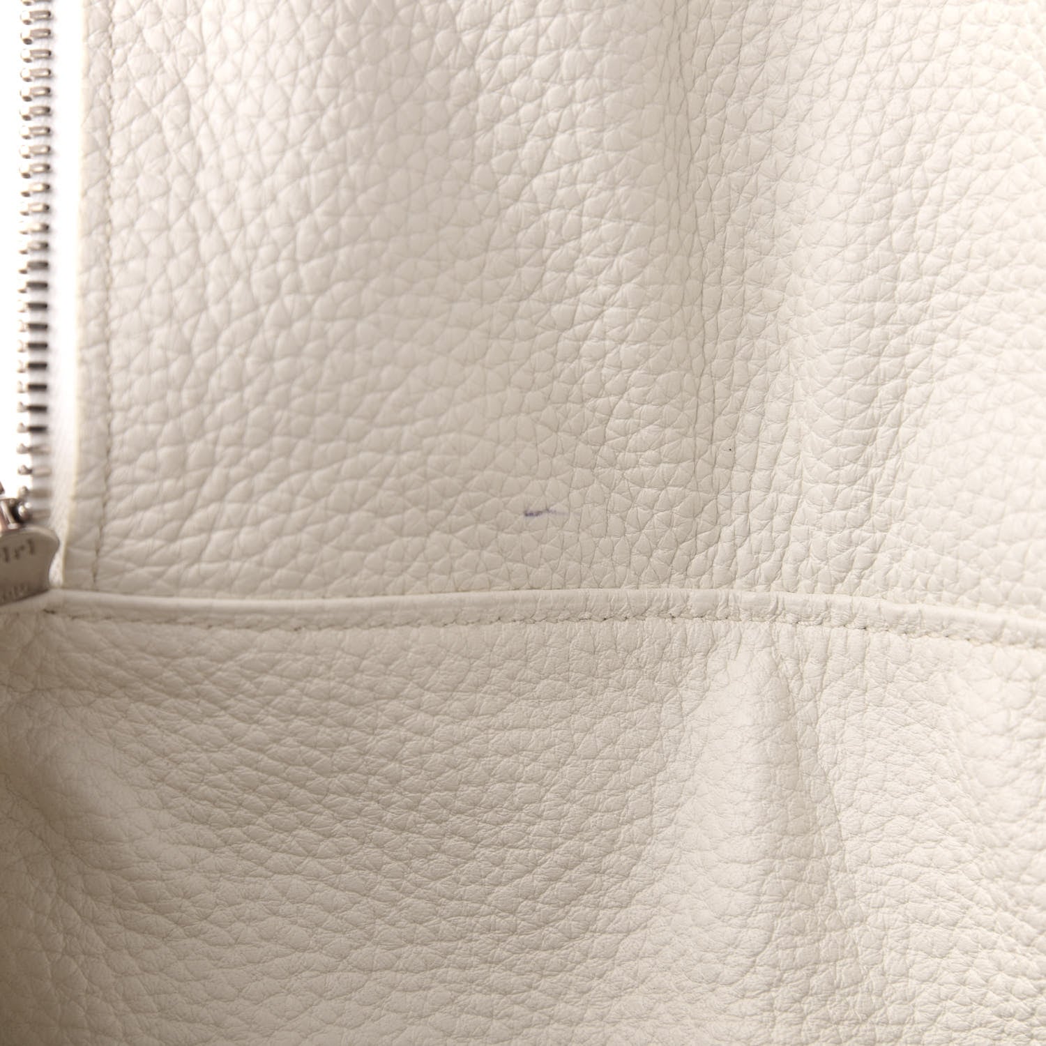 Hermes Taurillon Clemence Lindy 30 White 9 of 9