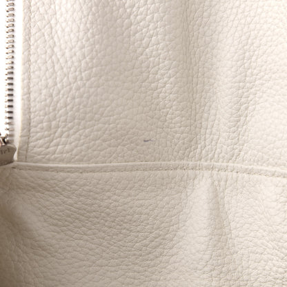 Hermes Taurillon Clemence Lindy 30 White 9 of 9