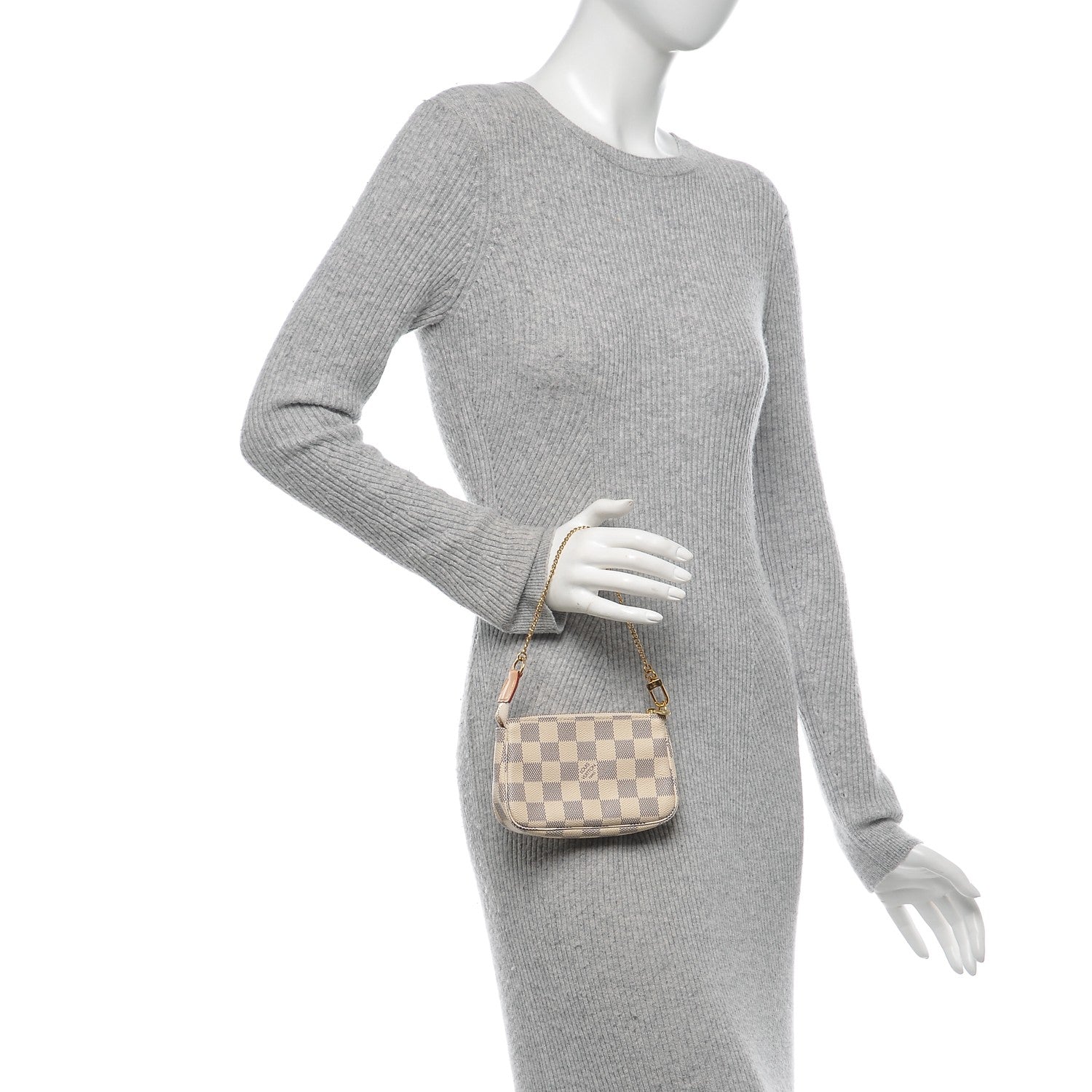 Louis Vuitton Damier Azur Mini Pochette Accessories 2 of 8