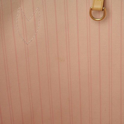 Louis Vuitton Damier Azur Neo Neverfull MM Rose Ballerine 13 of 24
