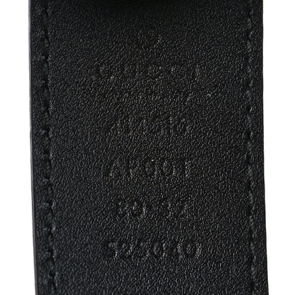 Gucci Calfskin Double G 30mm Belt 80 32 Black 3 of 6