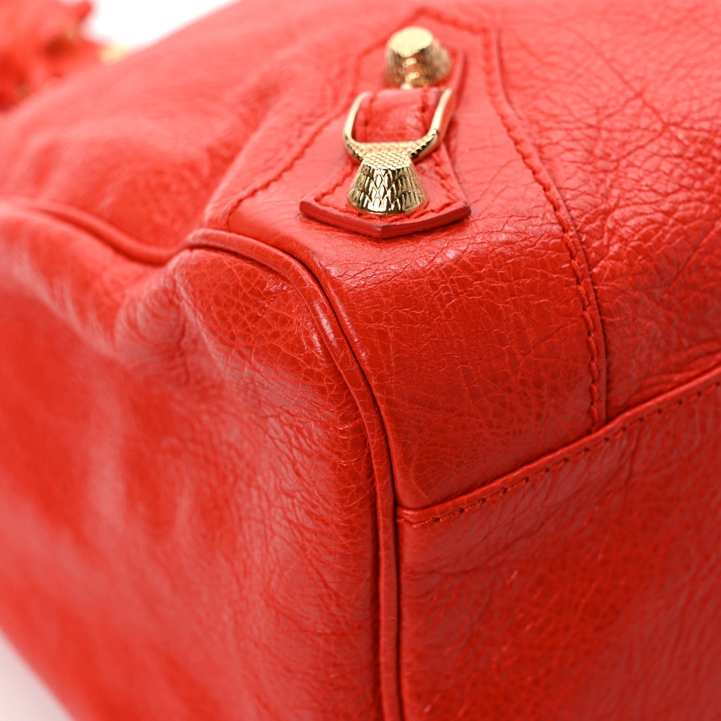 Agneau Giant 12 Gold Hardware Velo Rouge Cardinal