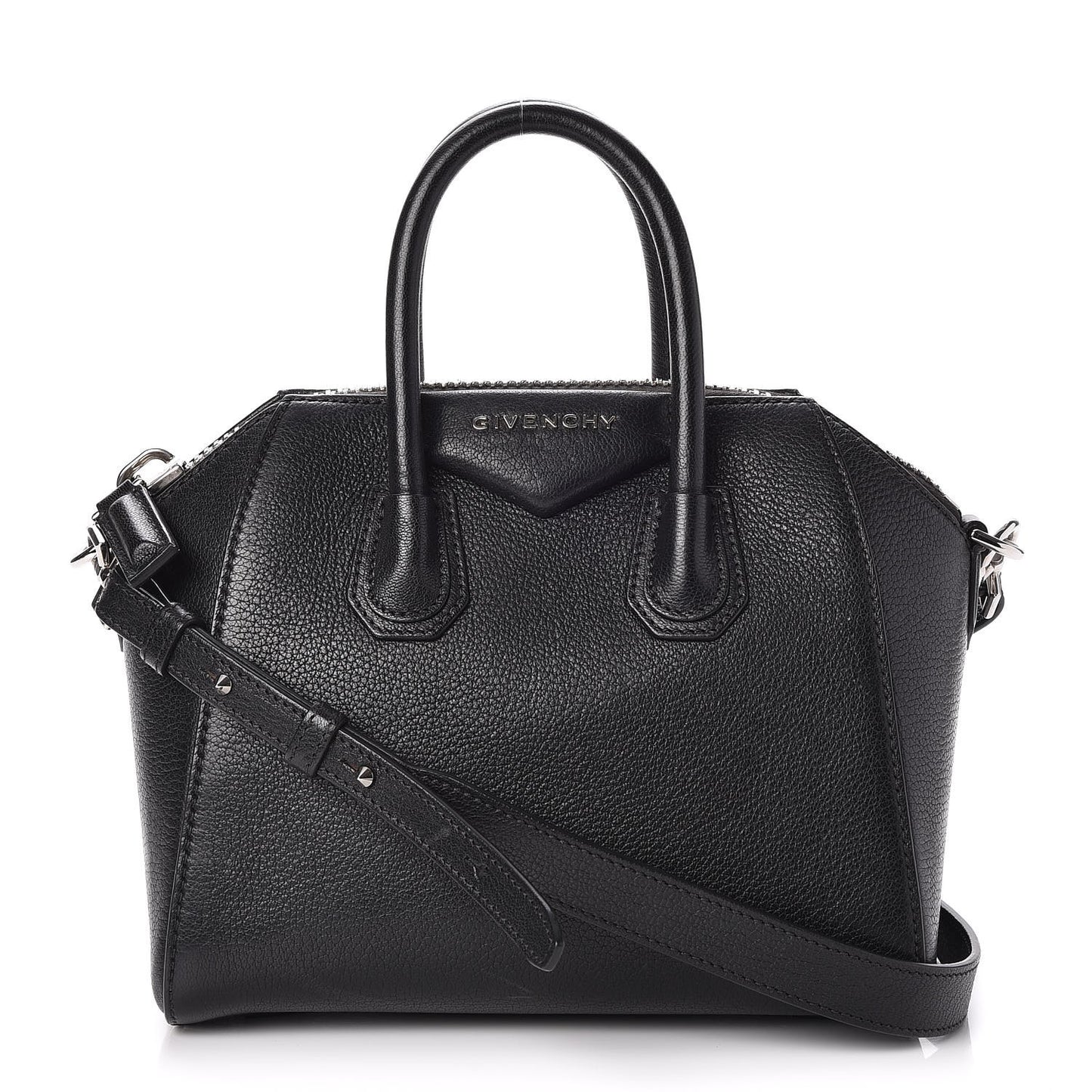 Sugar Goatskin Mini Antigona Black