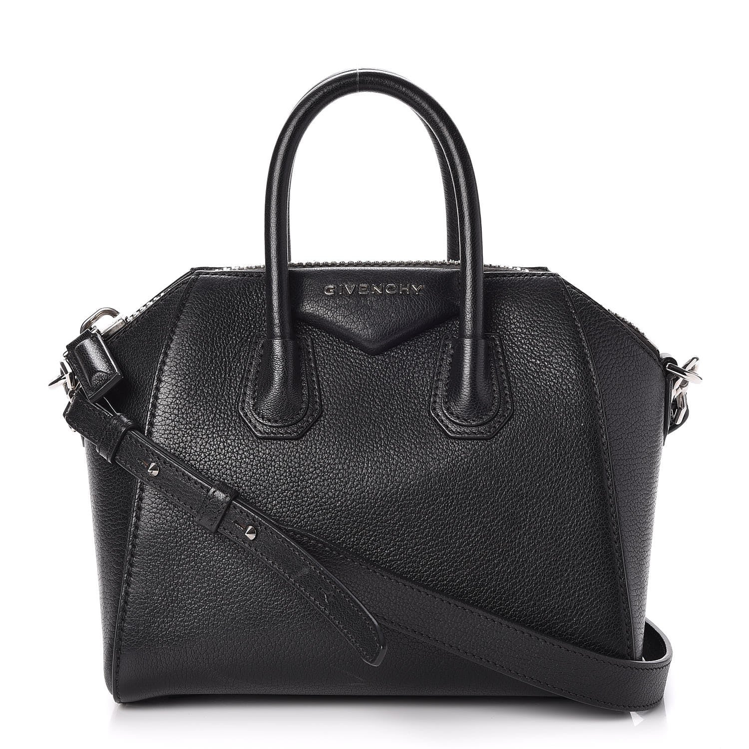 Givenchy Sugar Goatskin Mini Antigona Black 1 of 7